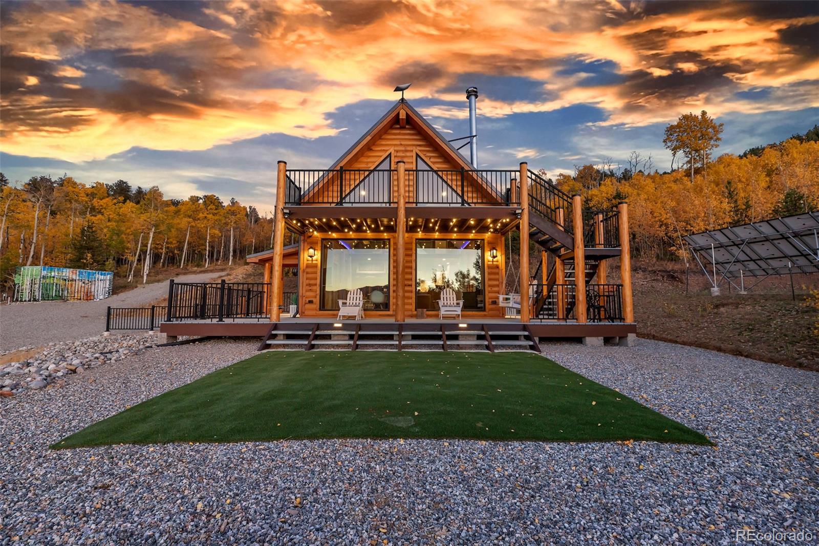 1023 Mexican Ridge Circle Como, CO 80432 - Photo 9 of 50 a view of a house with a yard porch and sitting area
