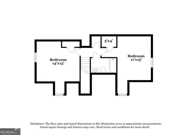 a picture of a bench in a white building