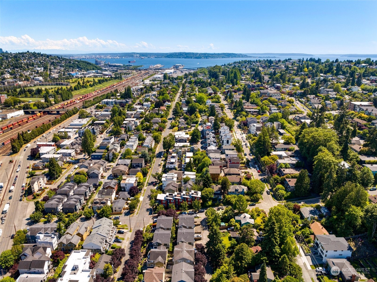 3613 22nd Avenue West, Unit B Seattle, WA 98199 - Photo 35 of 35 an aerial view of multiple house