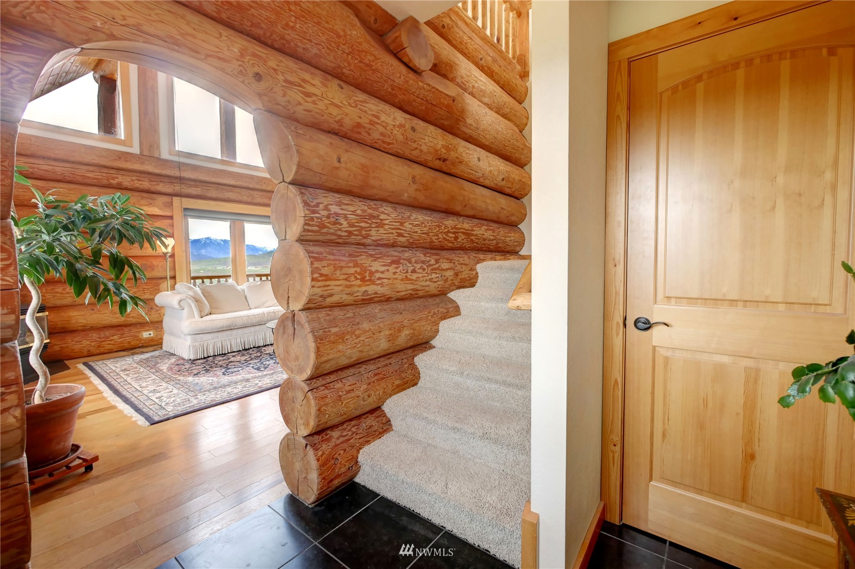 20 Pony Road Winthrop, WA 98862 - Photo 19 of 40 a view of an entryway with wooden floor and door