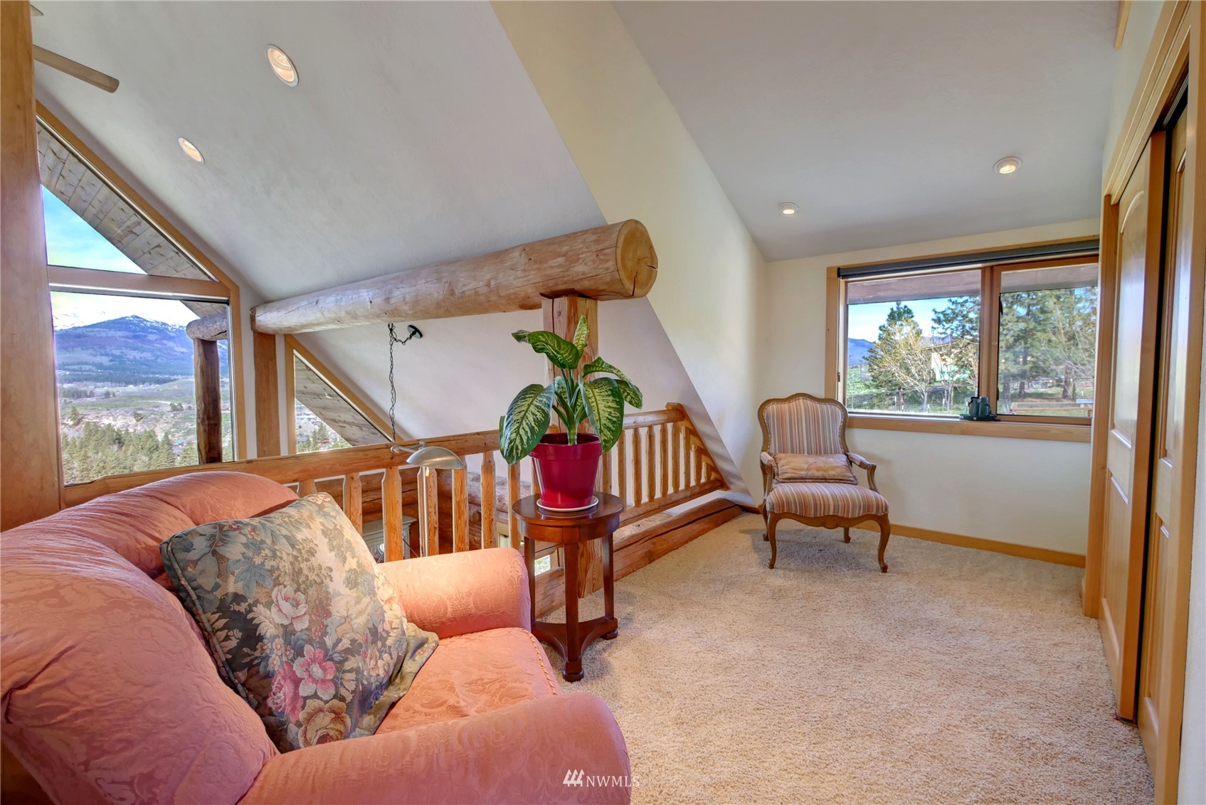20 Pony Road Winthrop, WA 98862 - Photo 22 of 40 a living room with furniture and a window