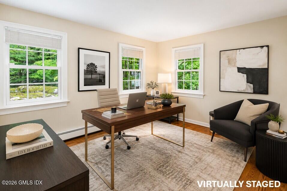 108 Perkins Road Greenwich, CT 06830 - Photo 27 of 39 23a. Upstairs Office (Virtually Staged)