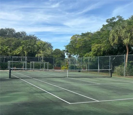 a view of a tennis court