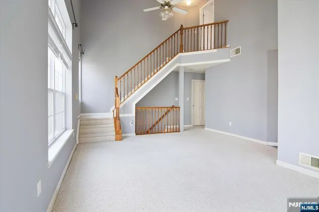 a view of an entryway with staircase