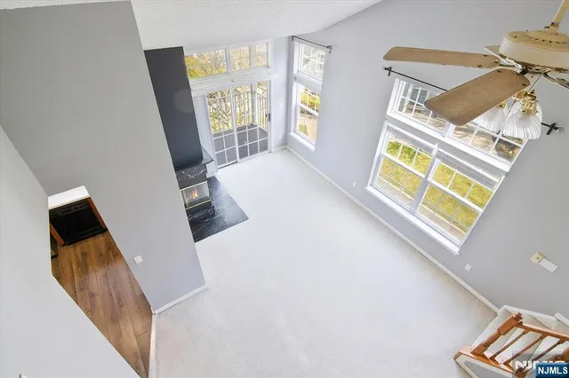 view of living room with furniture and flat screen tv
