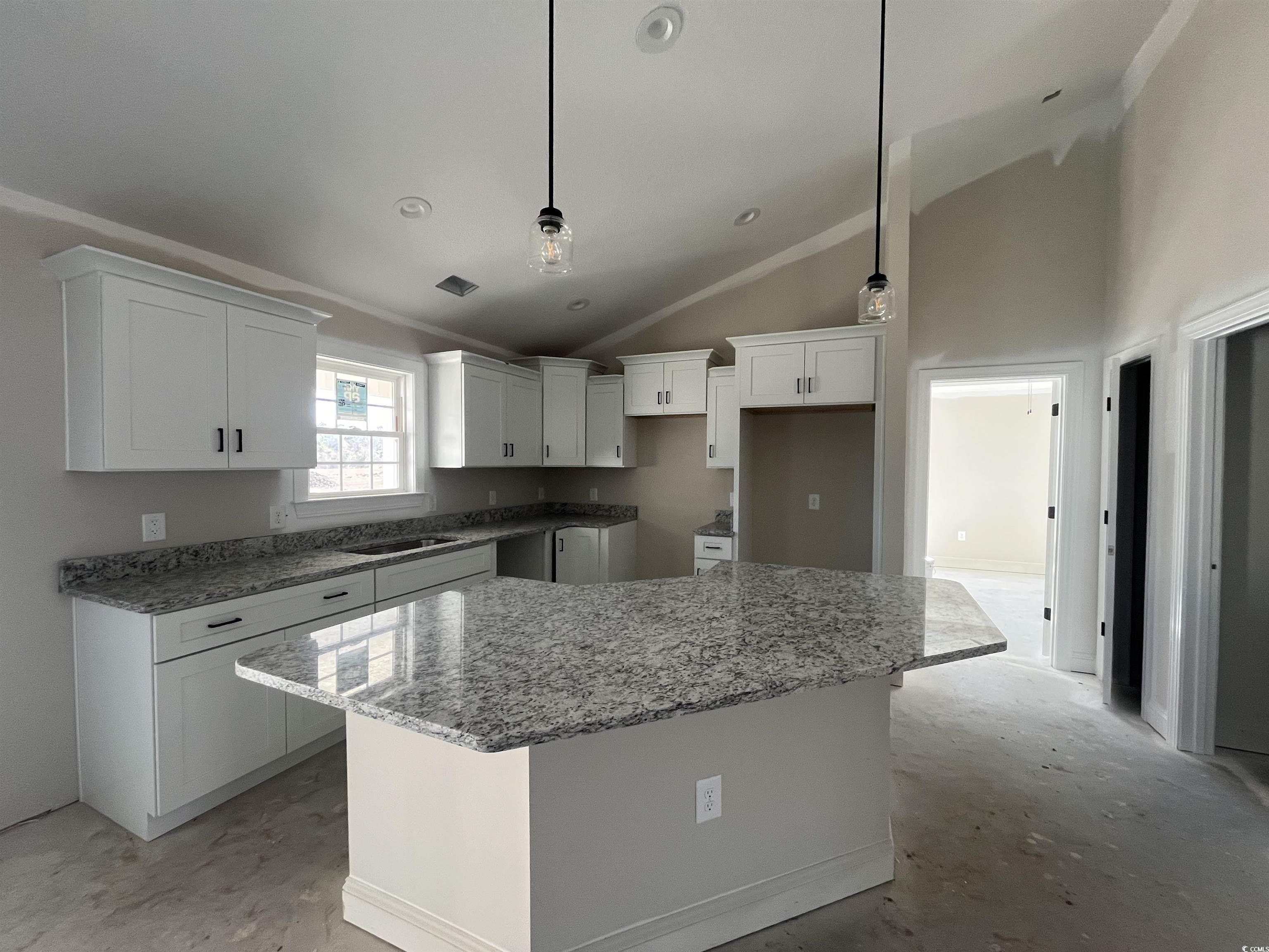 479 Highway 348 Loris, SC 29569 - Photo 6 of 13 Kitchen featuring high vaulted ceiling, a kitchen