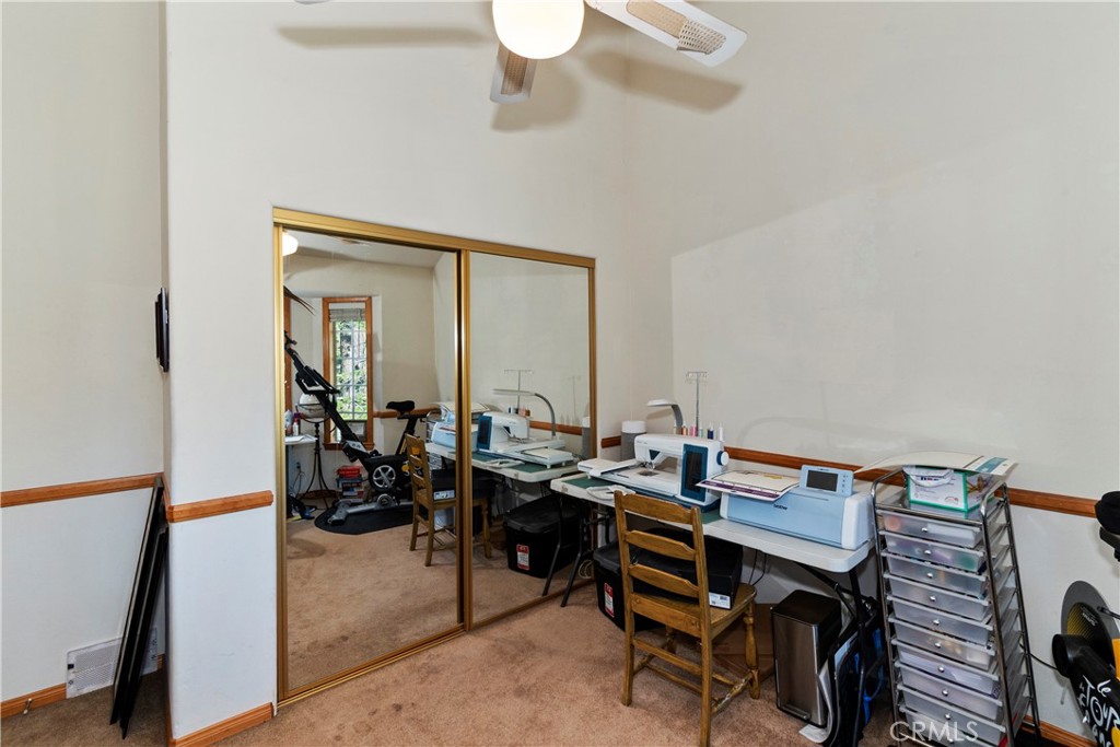 28223 North Bay Road Lake Arrowhead, CA 92352 - Photo 26 of 39 a view of a workspace with furniture