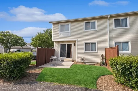 a front view of house with yard