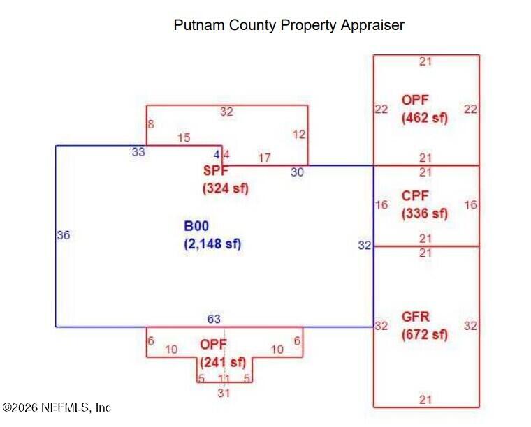 107 East Cardinal Street Palatka, FL 32177 - Photo 50 of 72 Layout