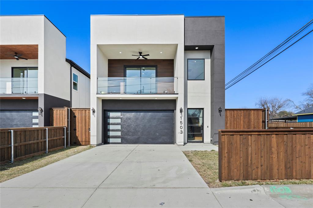 a view of a brick house with an outdoor space
