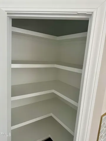 a close view of closet
