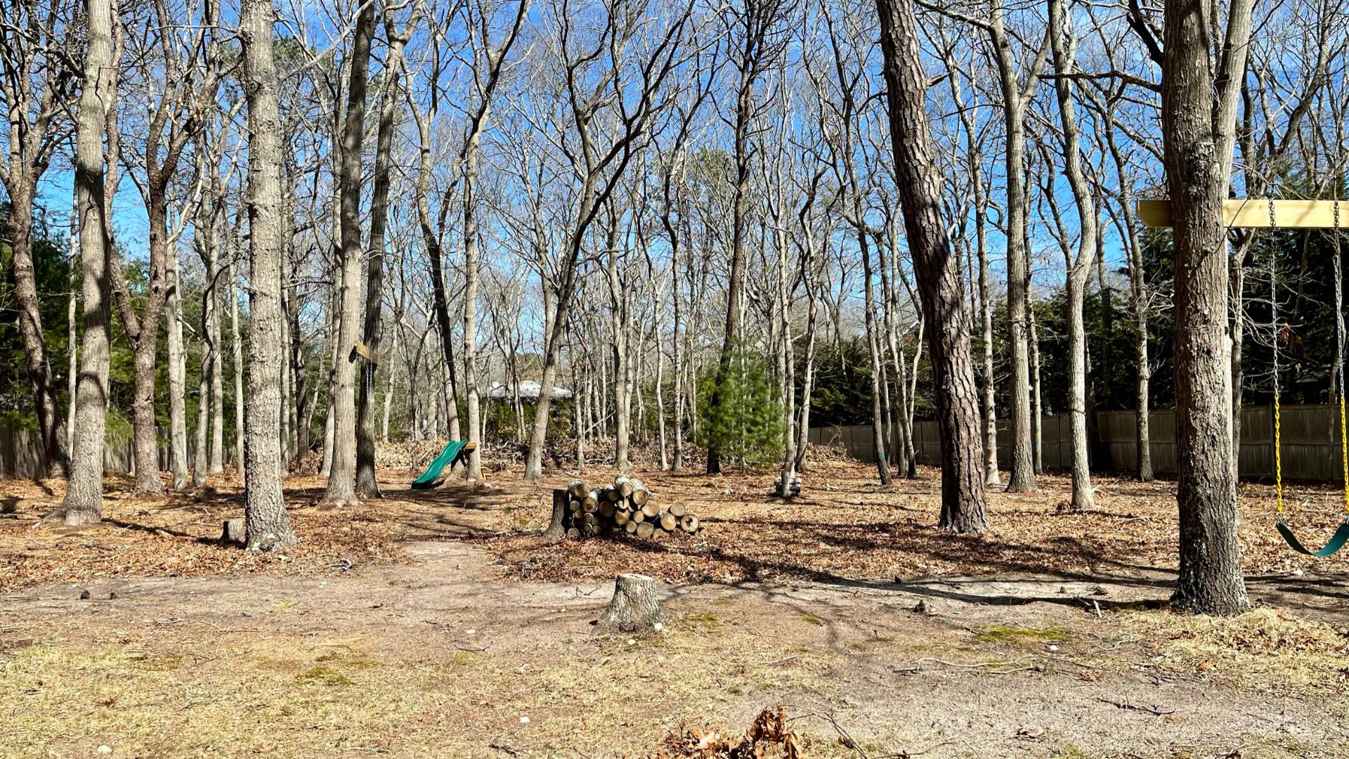 11 Bathgate Road Wainscott, NY 11975 - Photo 13 of 13 a view of a backyard with large trees