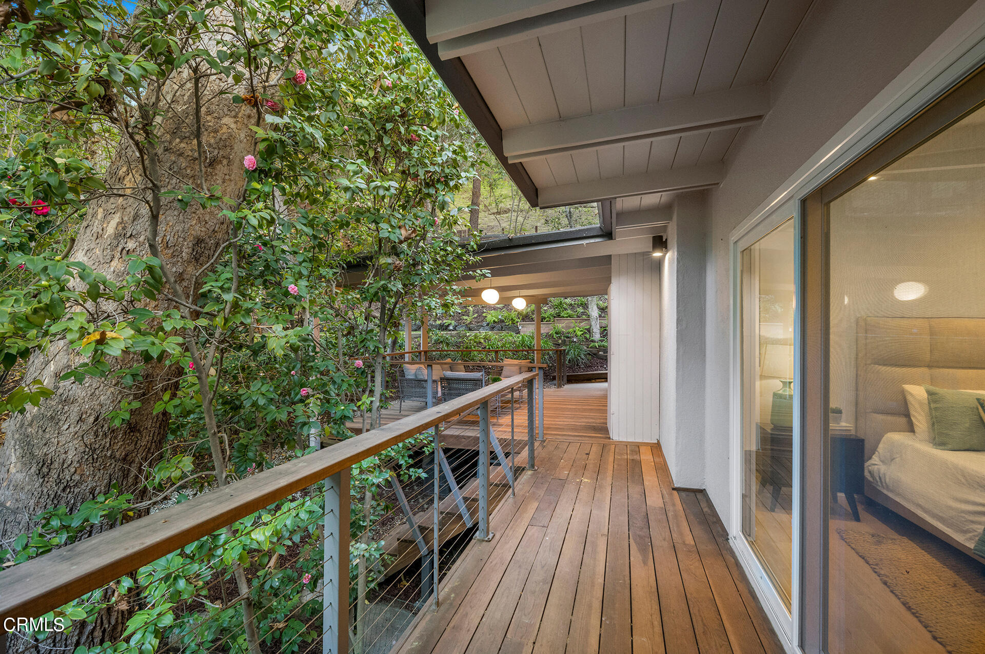911 Laguna Road Pasadena, CA 91105 - Photo 22 of 34 a view of balcony with furniture