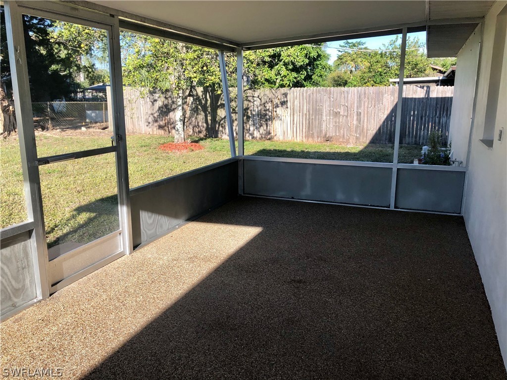 7356 Barragan Road Fort Myers, FL 33967 - Photo 18 of 23 a view of a large window with an outdoor space