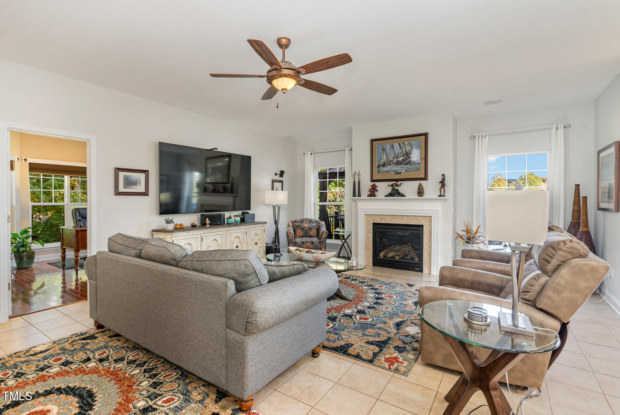 400 Challenge Road Raleigh, NC 27603 - Photo 16 of 47 Living Room fire place