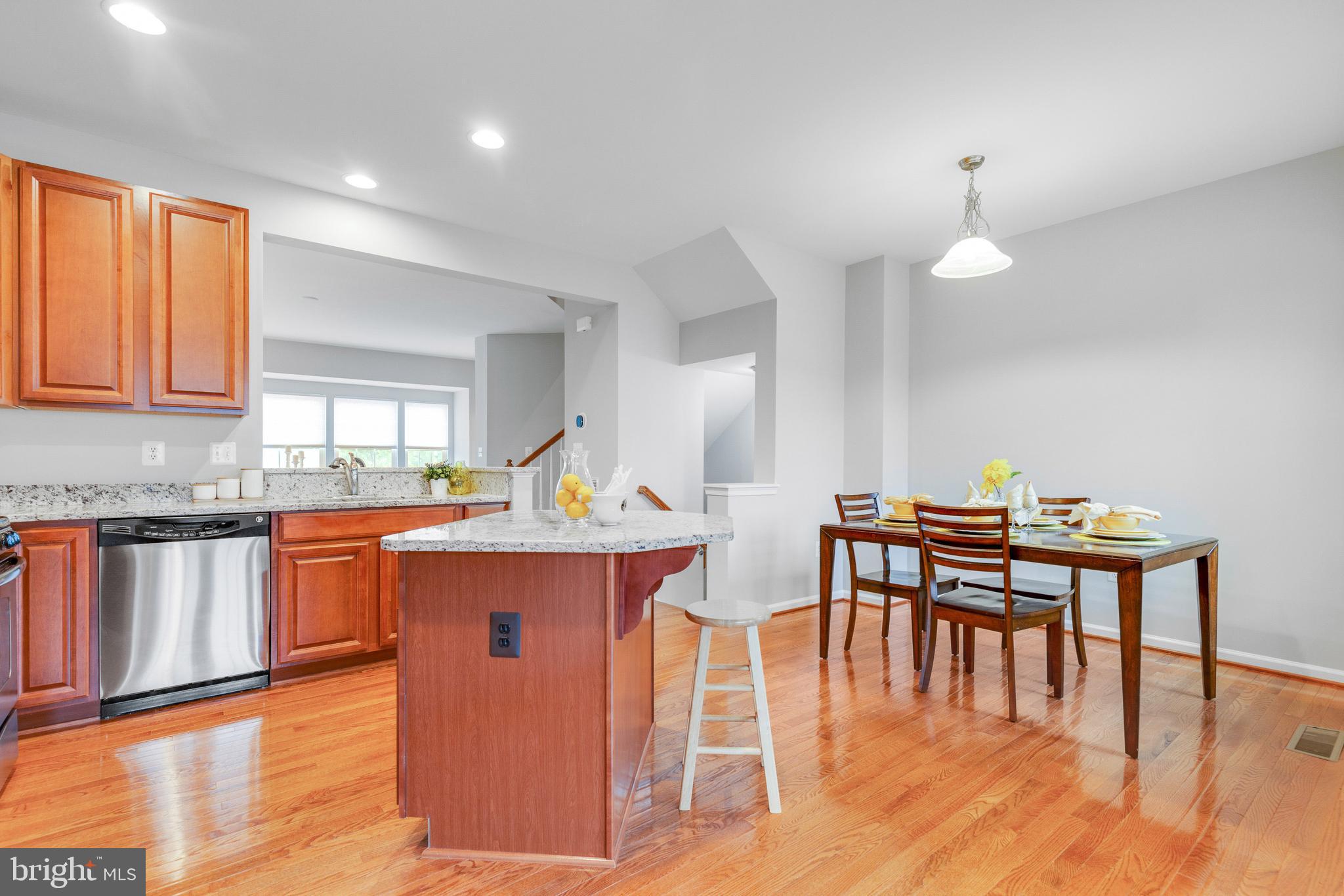 156 Short Branch Road Stafford, VA 22556 - Photo 11 of 34 Kitchen Island with Breakfast Bar