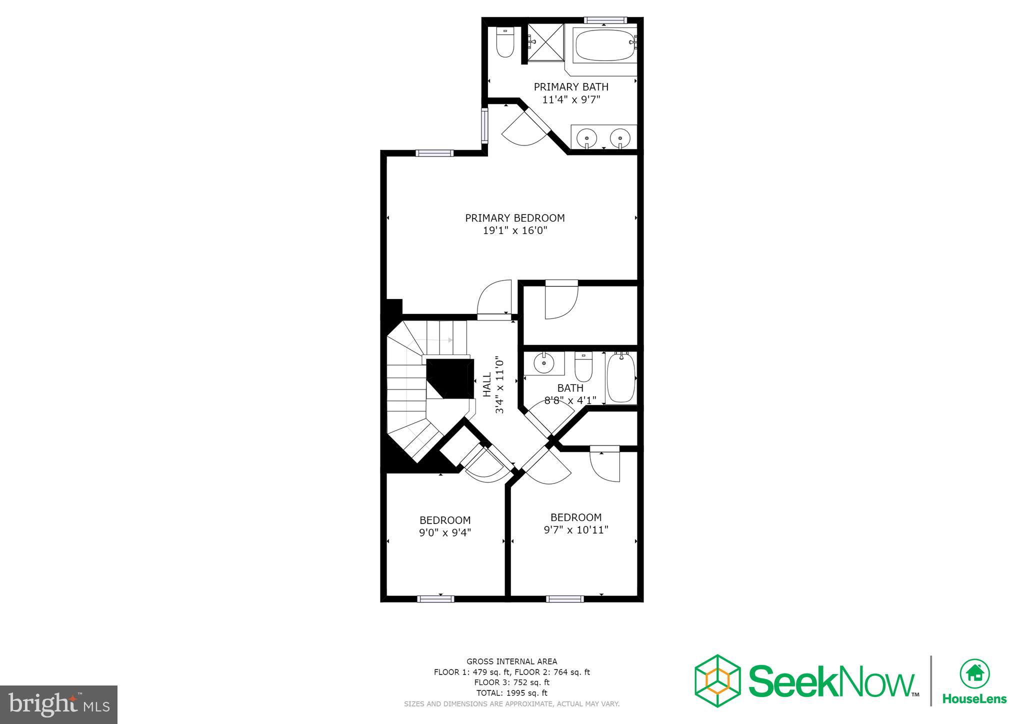156 Short Branch Road Stafford, VA 22556 - Photo 33 of 34 Floorplan Upper