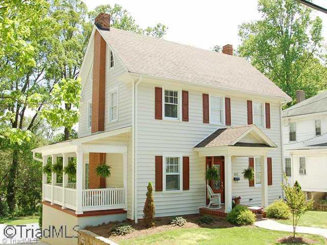 455 South Hawthorne Road Winston-Salem, NC 27103 - Photo 1 of 9 Exterior Front. 455 S. Hawthorne Road