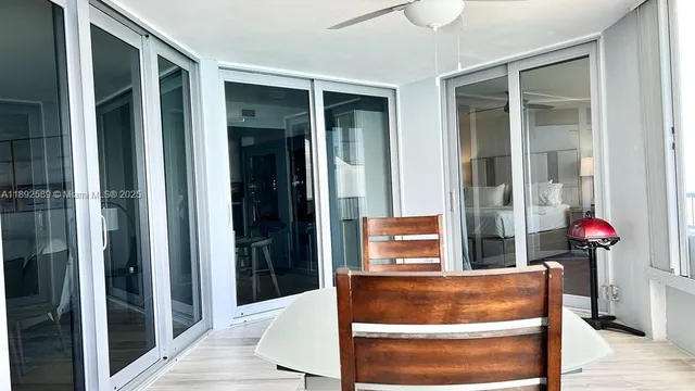 a view of building with outdoor space