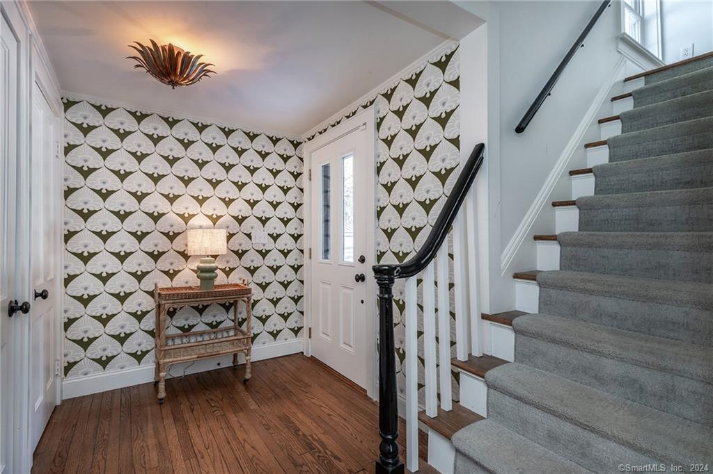 63 Cemetery Hill Road Cornwall, CT 06796 - Photo 25 of 45 a view of entryway with wooden floor