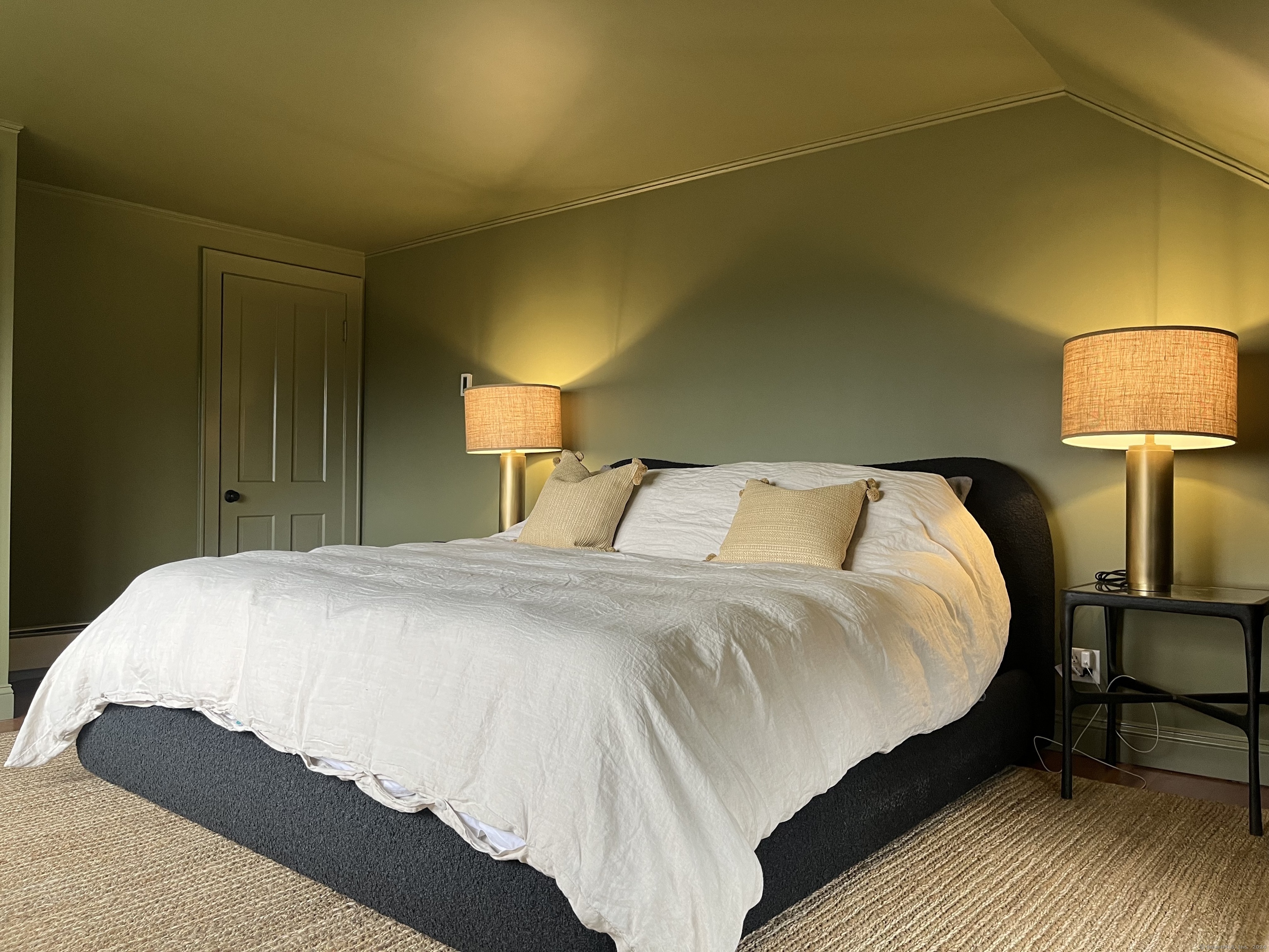 63 Cemetery Hill Road Cornwall, CT 06796 - Photo 26 of 45 a bedroom with a bed and a lamp