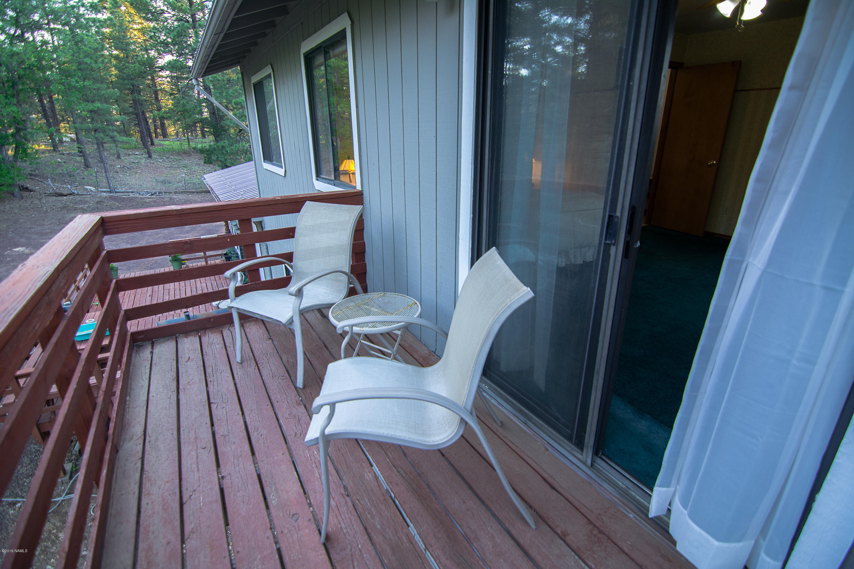 1418 Homestead Road Flagstaff, AZ 86005 - Photo 14 of 33 Balcony off Master bedroom