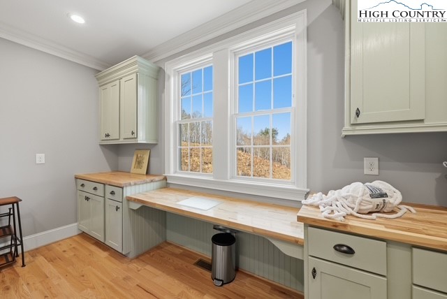 457 Autumn Leaf Way Crumpler, NC 28617 - Photo 28 of 37 a kitchen with a sink window and cabinets