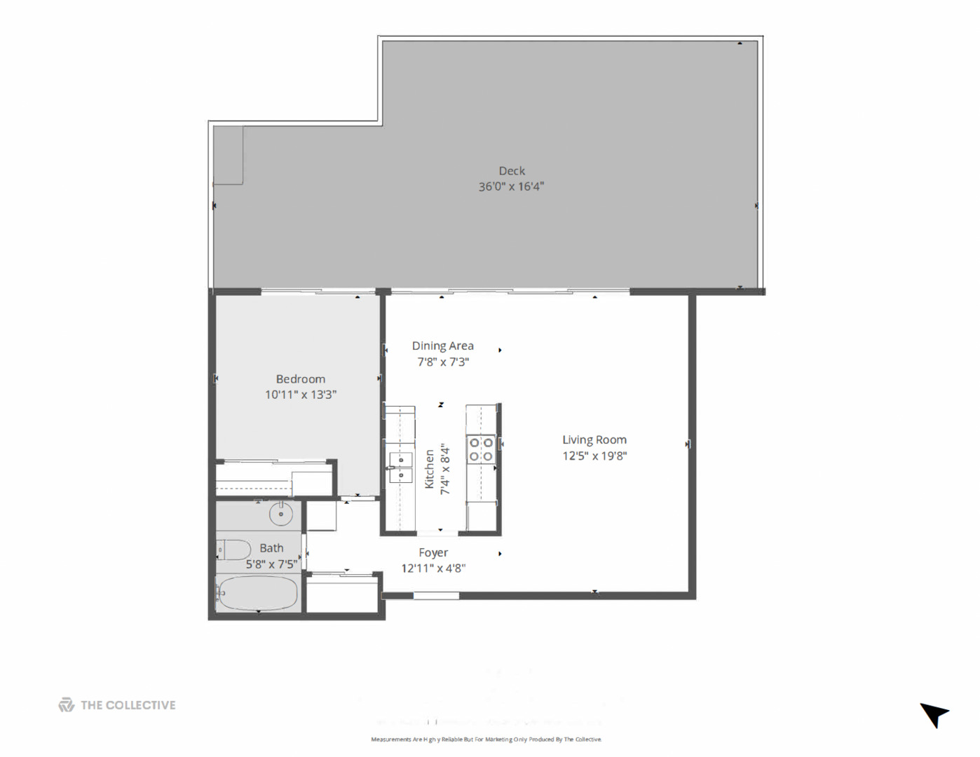 2600 North Hampden Court, Unit J1 Chicago, IL 60614 - Photo 16 of 16 a picture of floor plan