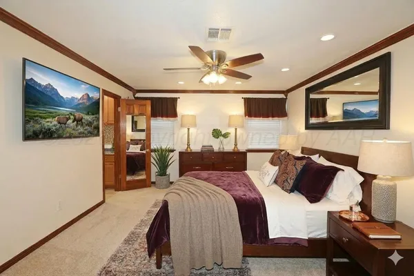 a kitchen with a sink a stove and refrigerator