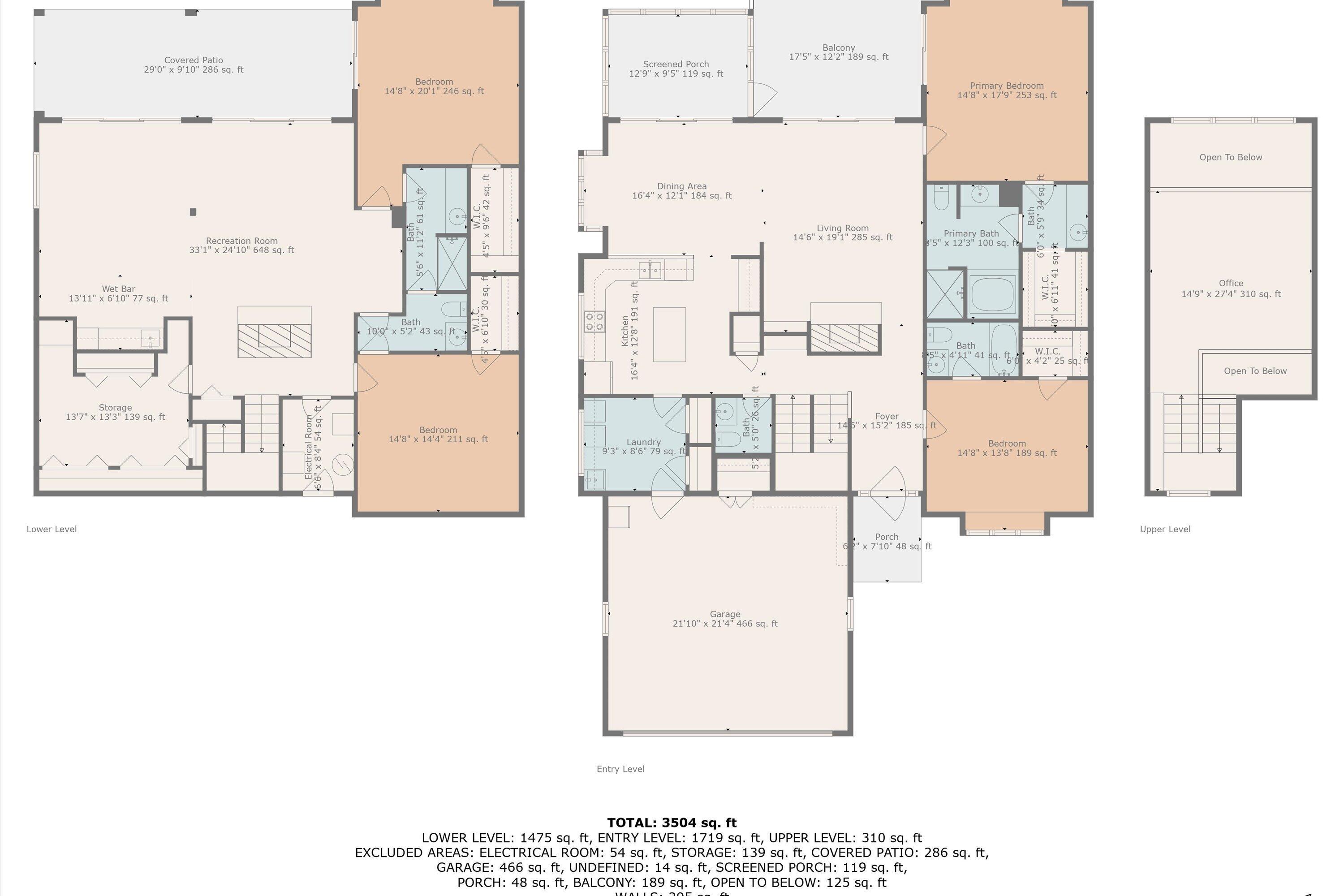 30 Island Green Circle, Unit 22 Penhook, VA 24137 - Photo 53 of 53 a picture of a floor plan
