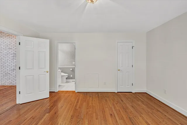 wooden floor in an empty room