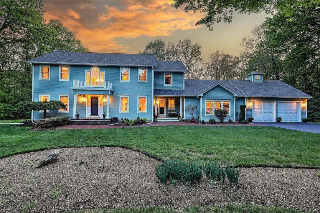 66 Tarklin Road Smithfield, RI 02814 - Photo 1 of 50 Front of Home at Twilight