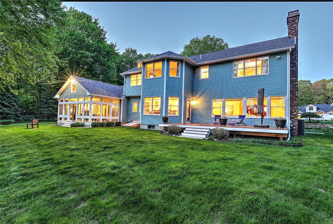 66 Tarklin Road Smithfield, RI 02814 - Photo 2 of 50 Back of Home at Twilight