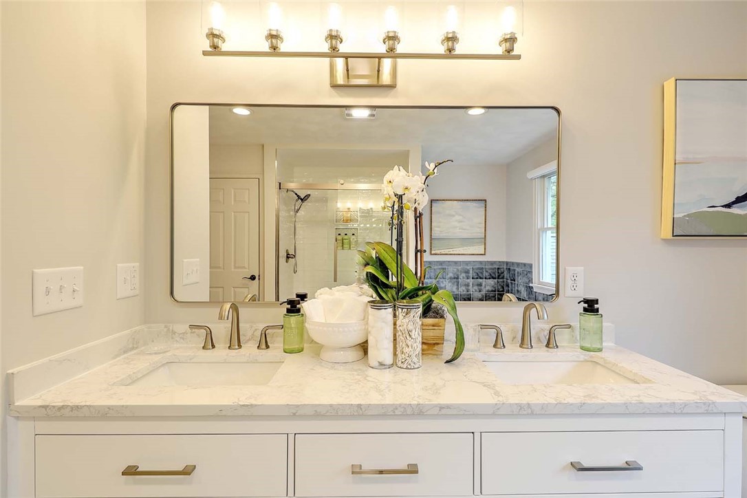 66 Tarklin Road Smithfield, RI 02814 - Photo 31 of 50 Double Vanity it the Primary Suite Bathroom