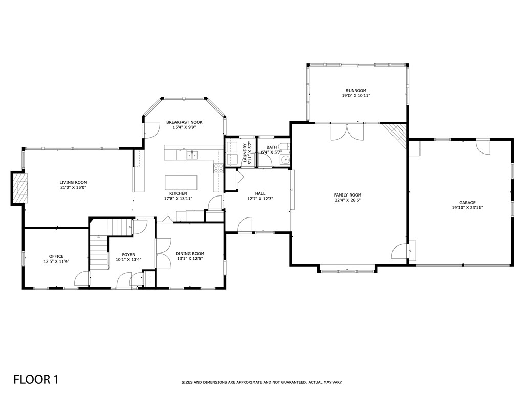 66 Tarklin Road Smithfield, RI 02814 - Photo 49 of 50 Floor Plan. Level 1