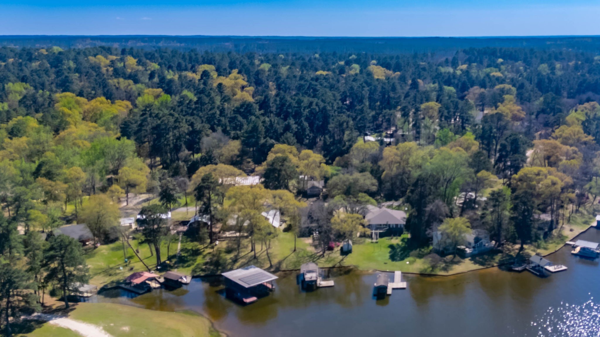 160 Dailey Road Crockett, TX 75835 - Photo 12 of 40 Lake Aerial View