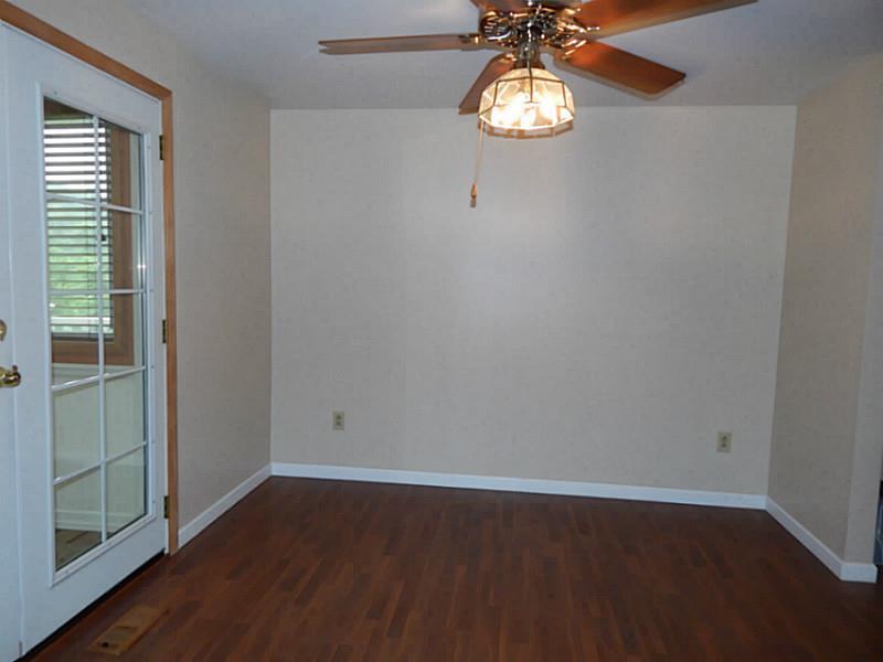 198 Hunting Creek Road Canonsburg, PA 15317 - Photo 3 of 22 Dining Room. Freshly painted, ceiling fan with light, French doors to sunroom