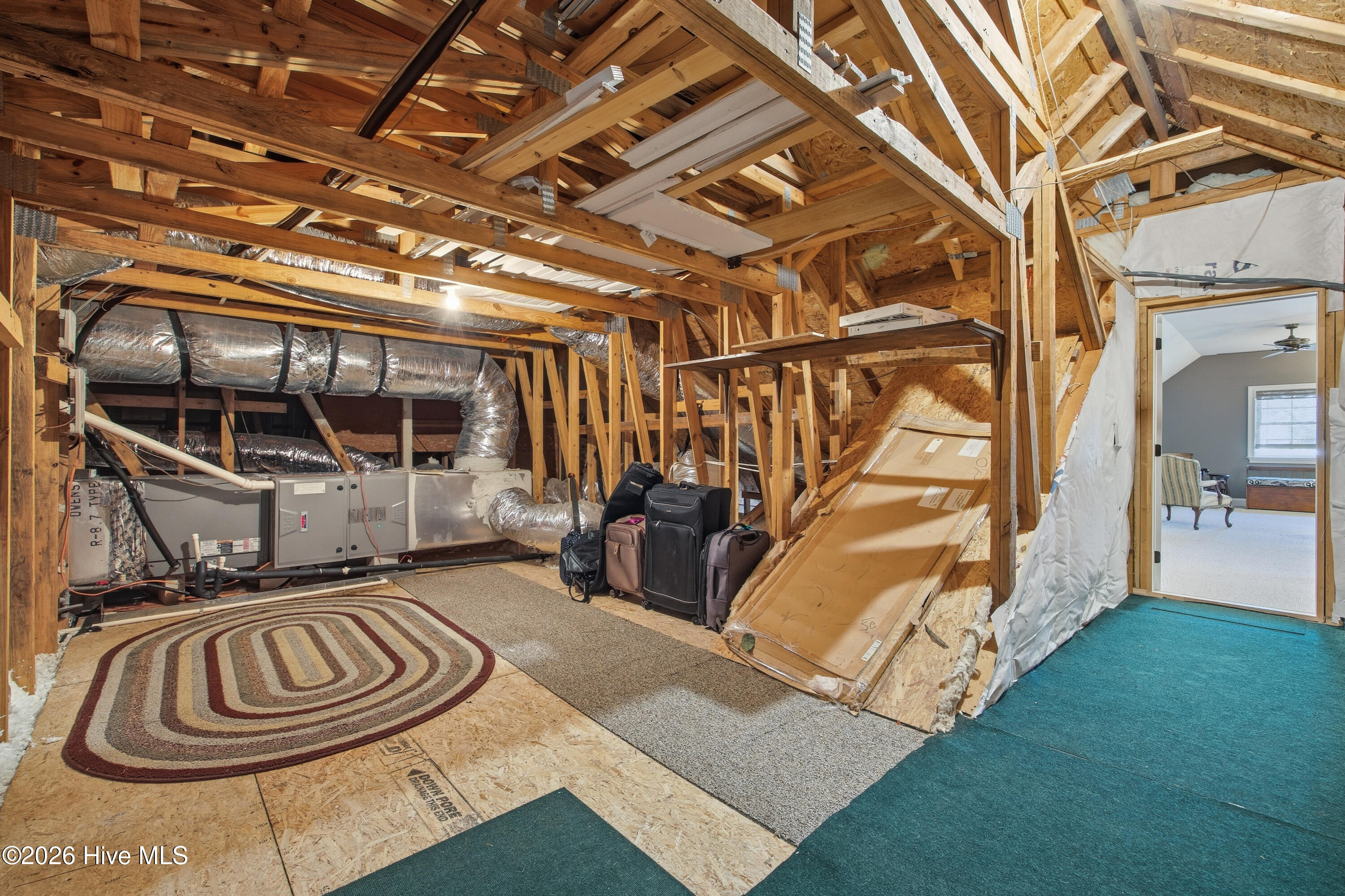 9283 Oldfield Road Calabash, NC 28467 - Photo 36 of 63 Attic Space