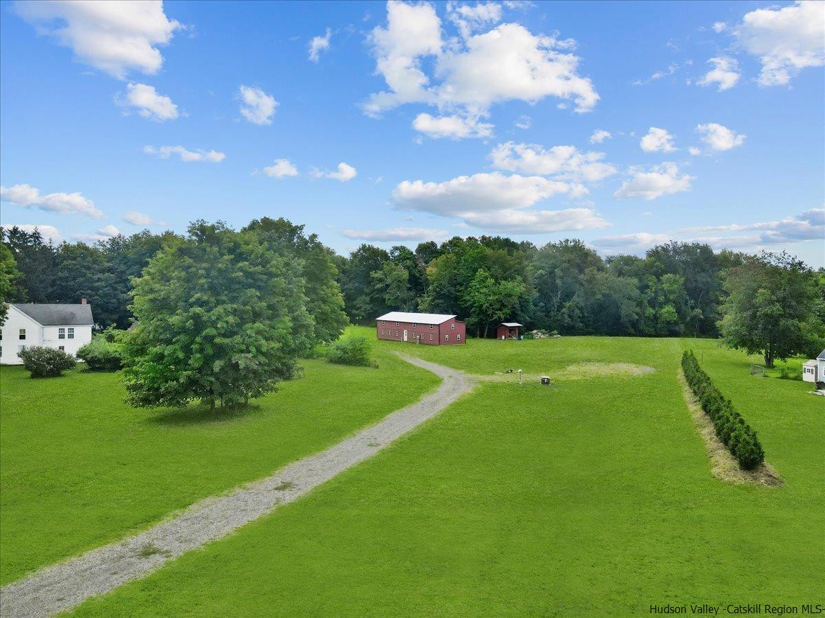45 Pine Bush Road Stone Ridge, NY 12484 - Photo 3 of 34 a view of a big yard with a large trees