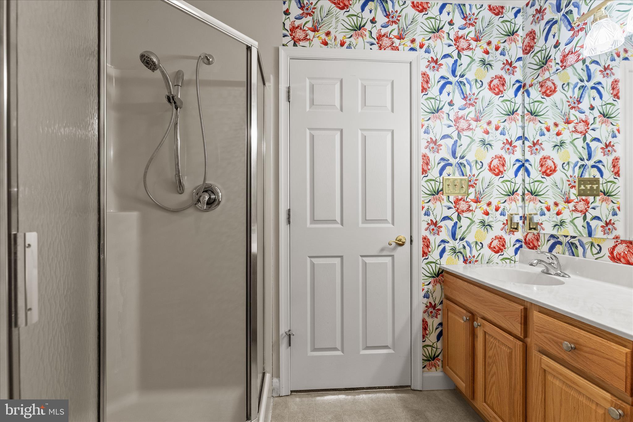 714 Randolph Street Hanover, PA 17331 - Photo 18 of 33 a bathroom with a shower curtain and a sink