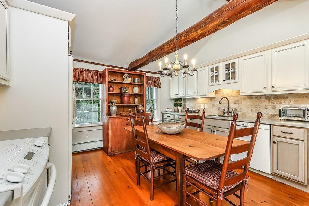 1401 Bay Road Sharon, MA 02067 - Photo 19 of 37 a dining room with furniture and wooden floor