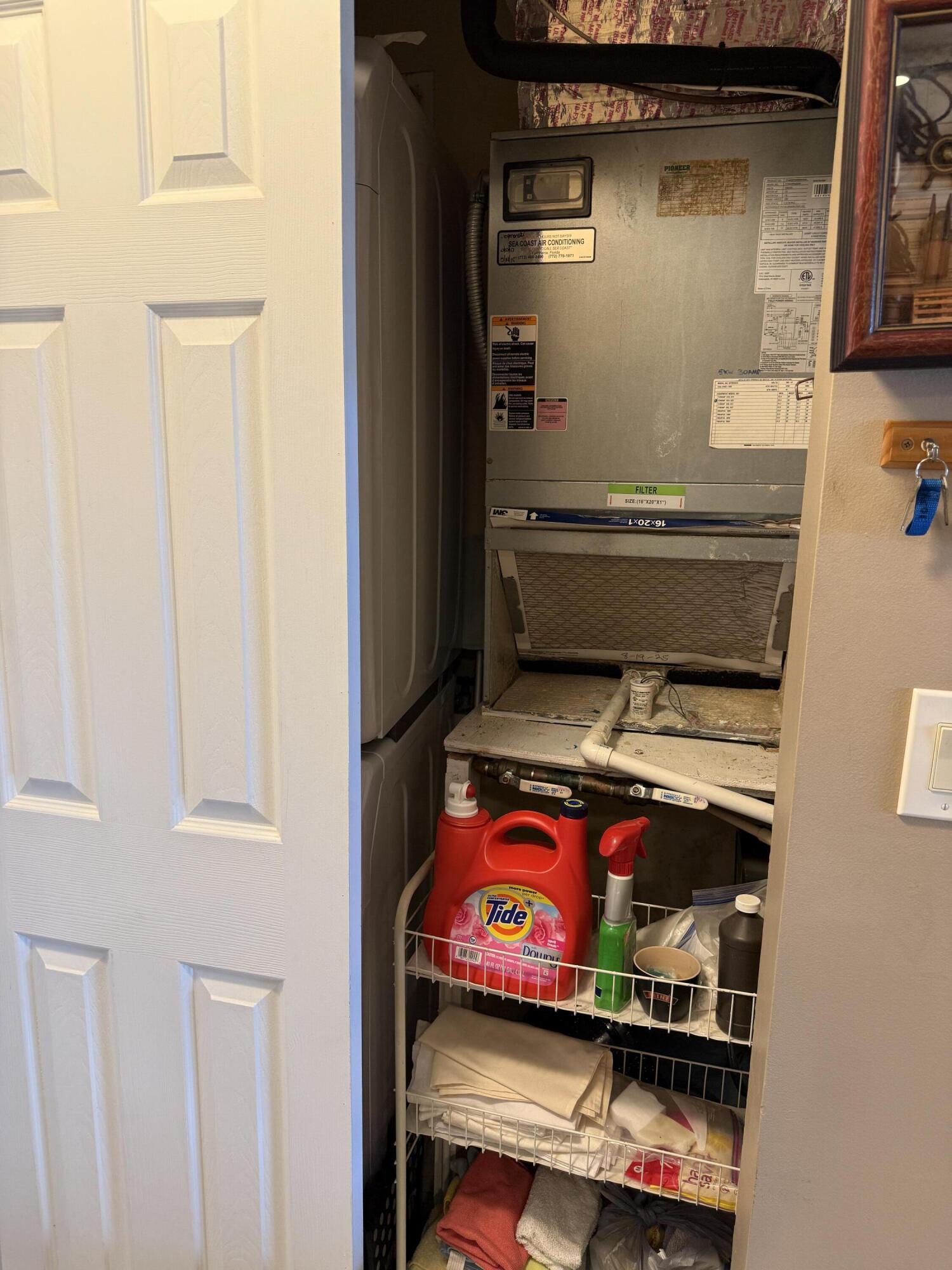 2400 South Ocean Drive, Unit 1034 Fort Pierce, FL 34949 - Photo 28 of 51 a utility room with dryer and washer