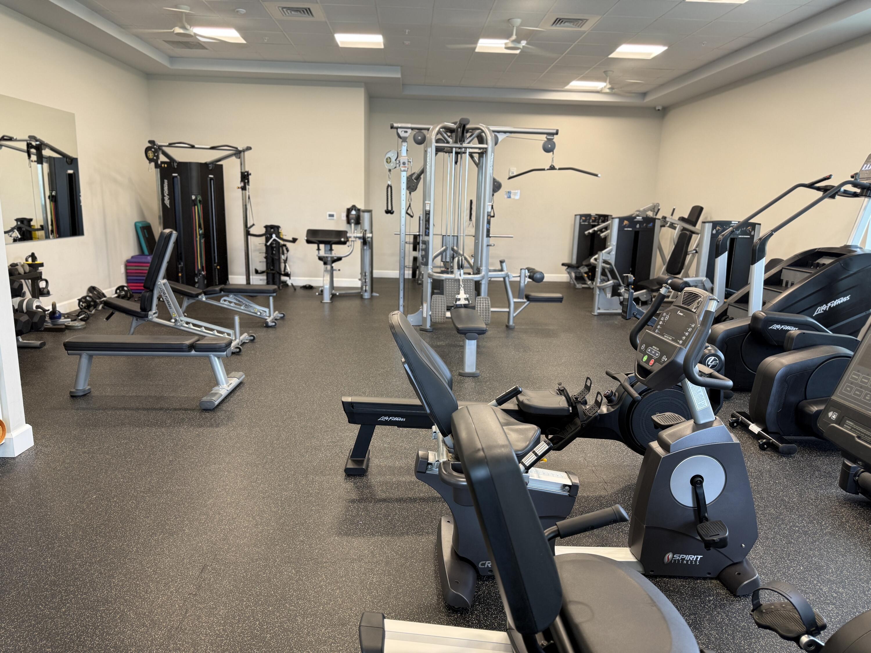 2400 South Ocean Drive, Unit 1034 Fort Pierce, FL 34949 - Photo 44 of 51 a view of a room with gym equipment