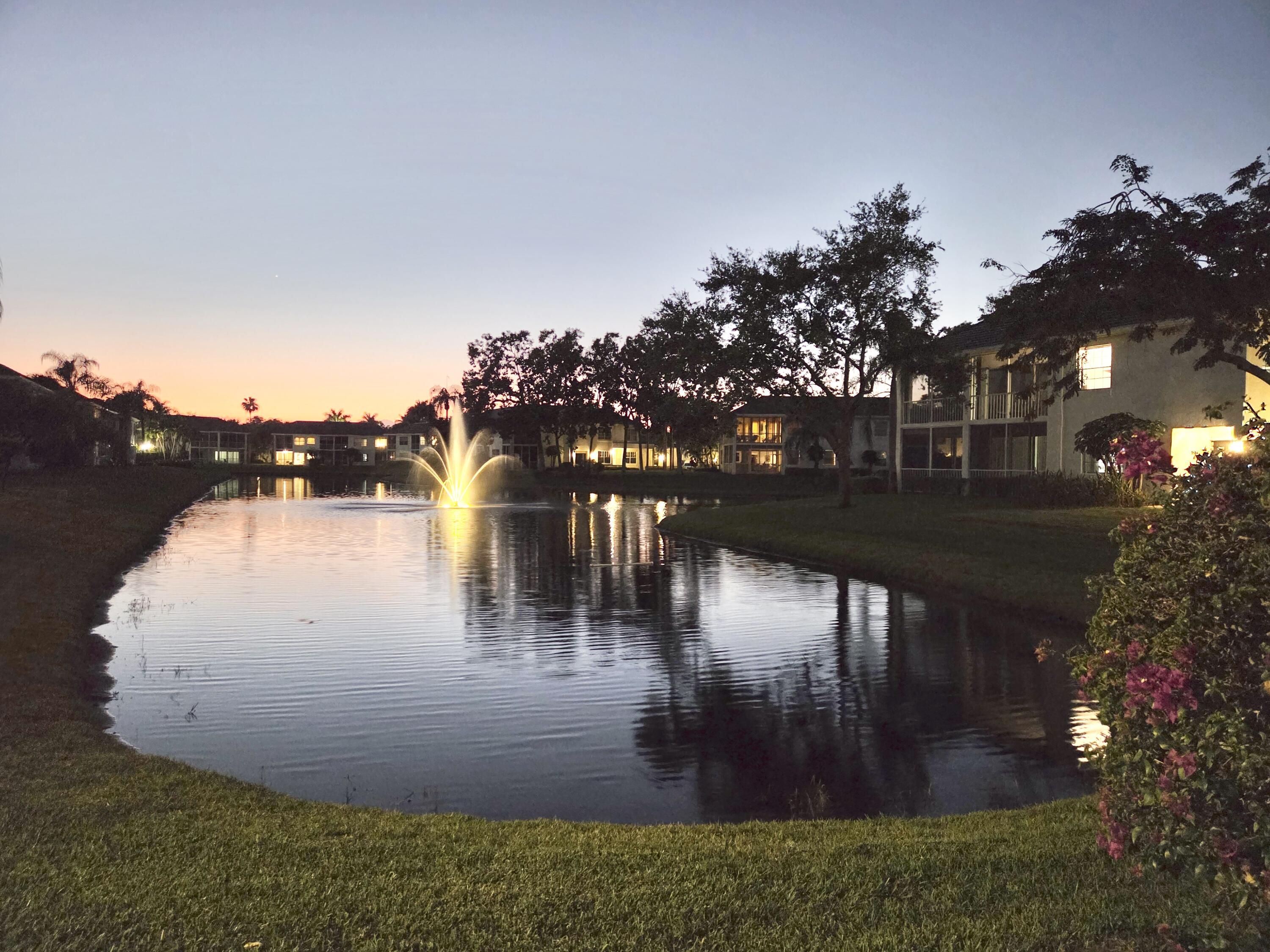 5064 Lake Catalina Drive, Unit A Boca Raton, FL 33496 - Photo 27 of 52 Sunset lake view!