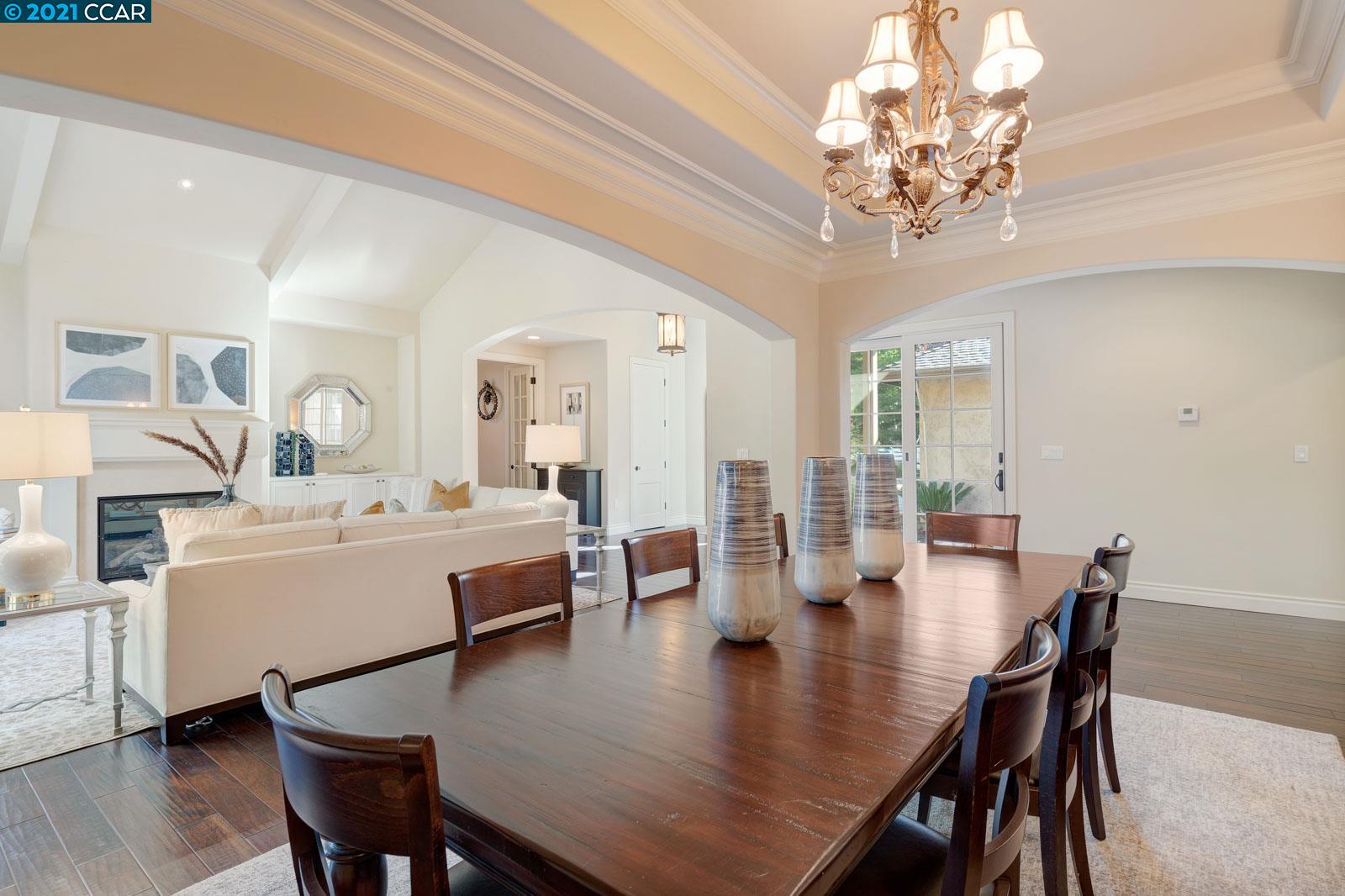 Undisclosed Address Diablo, CA 94526 - Photo 12 of 40 a very nice looking dining room with a table and chairs