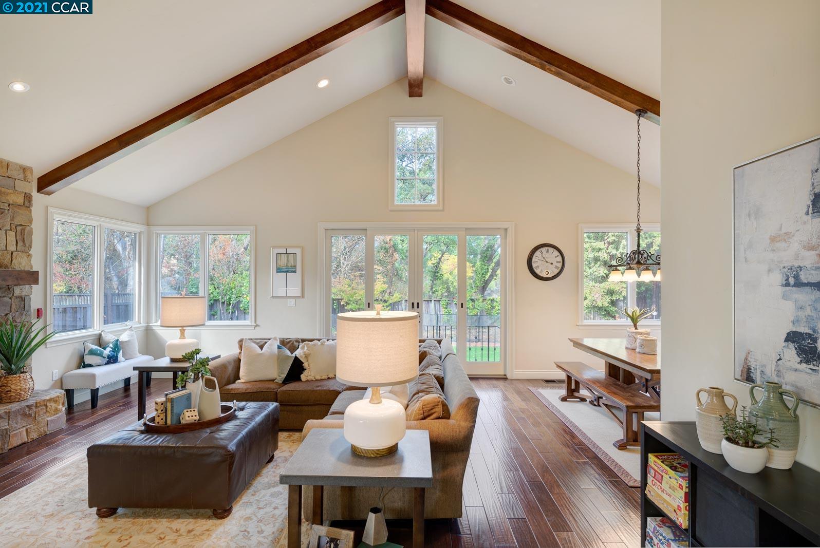 Undisclosed Address Diablo, CA 94526 - Photo 25 of 40 a living room with furniture and a large window