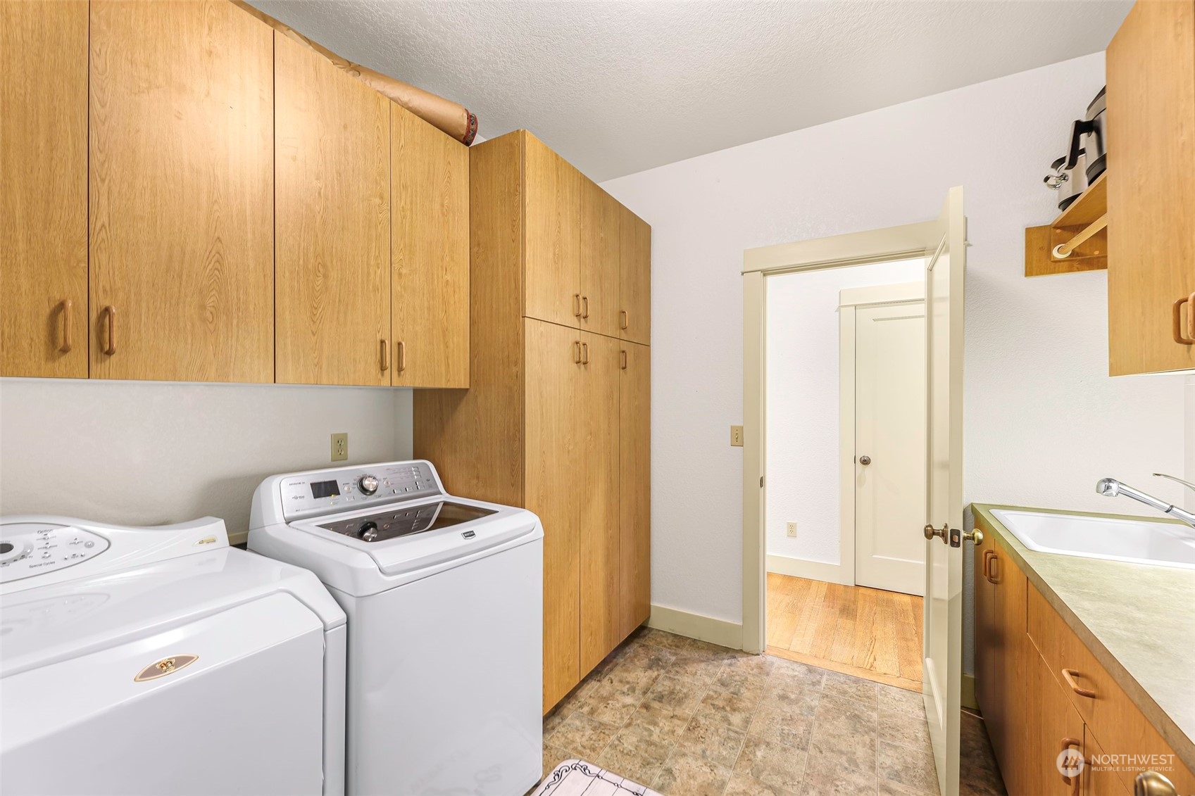 4384 Salmon Run Road Anacortes, WA 98221 - Photo 12 of 34 a view of utility room with washer and dryer