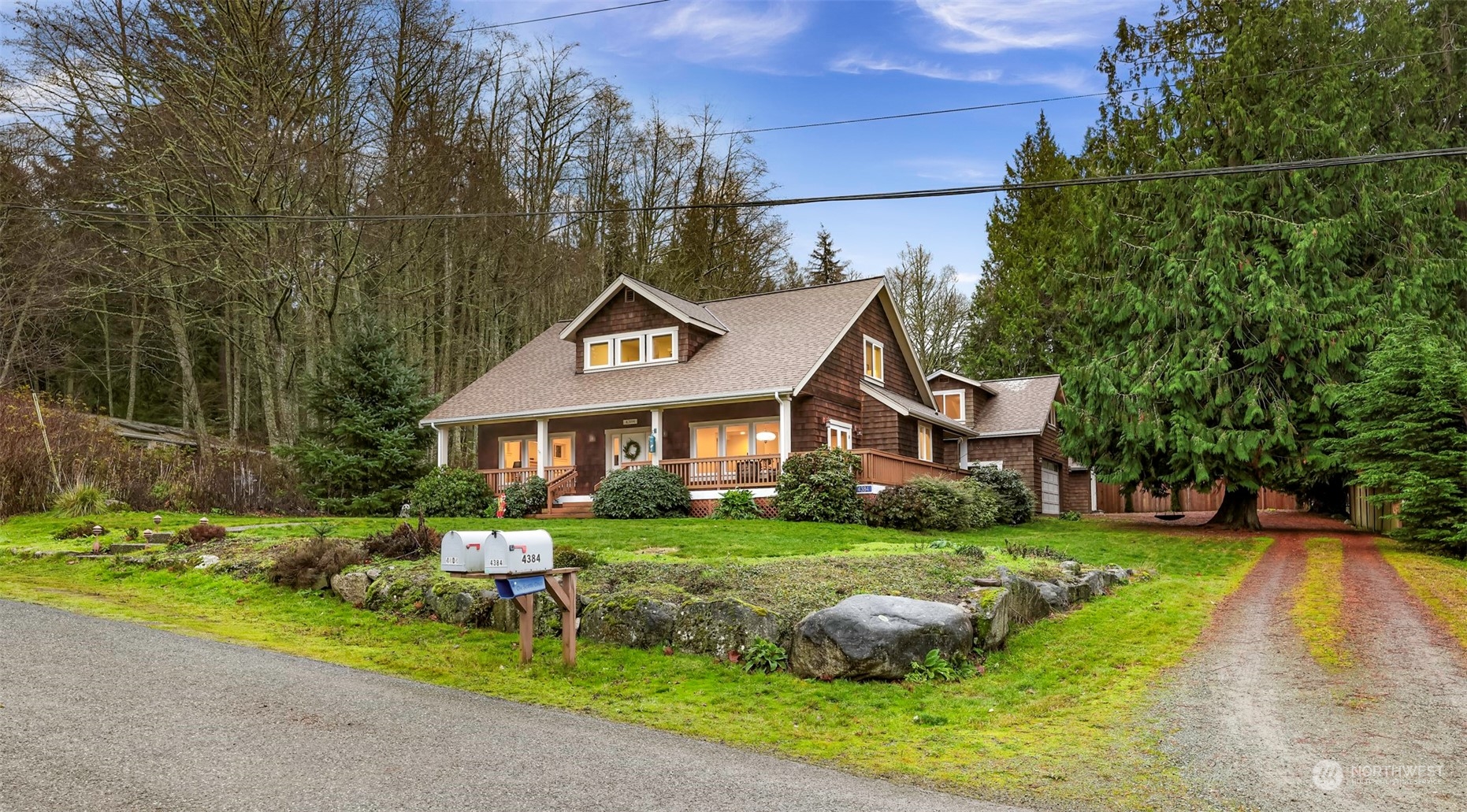4384 Salmon Run Road Anacortes, WA 98221 - Photo 33 of 34 a front view of a house with garden