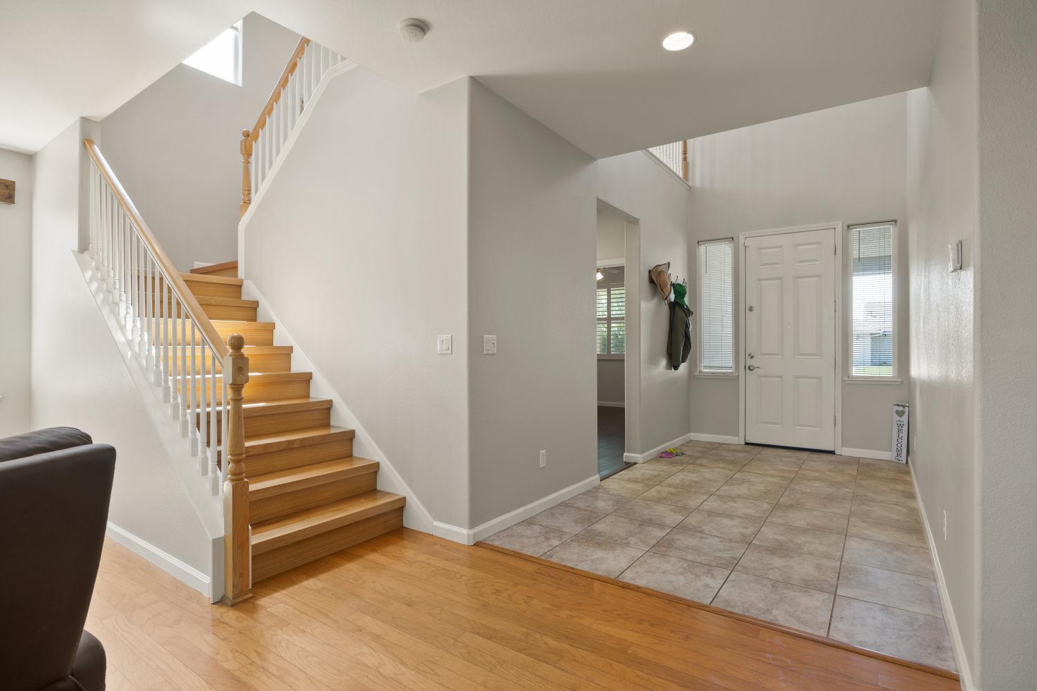 1325 Coby Lane Orland, CA 95963 - Photo 2 of 36 a view of a hallway with wooden floor and entryway