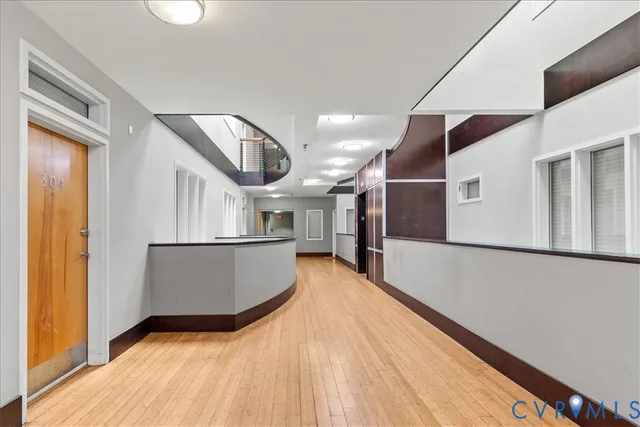 a view of parking garage